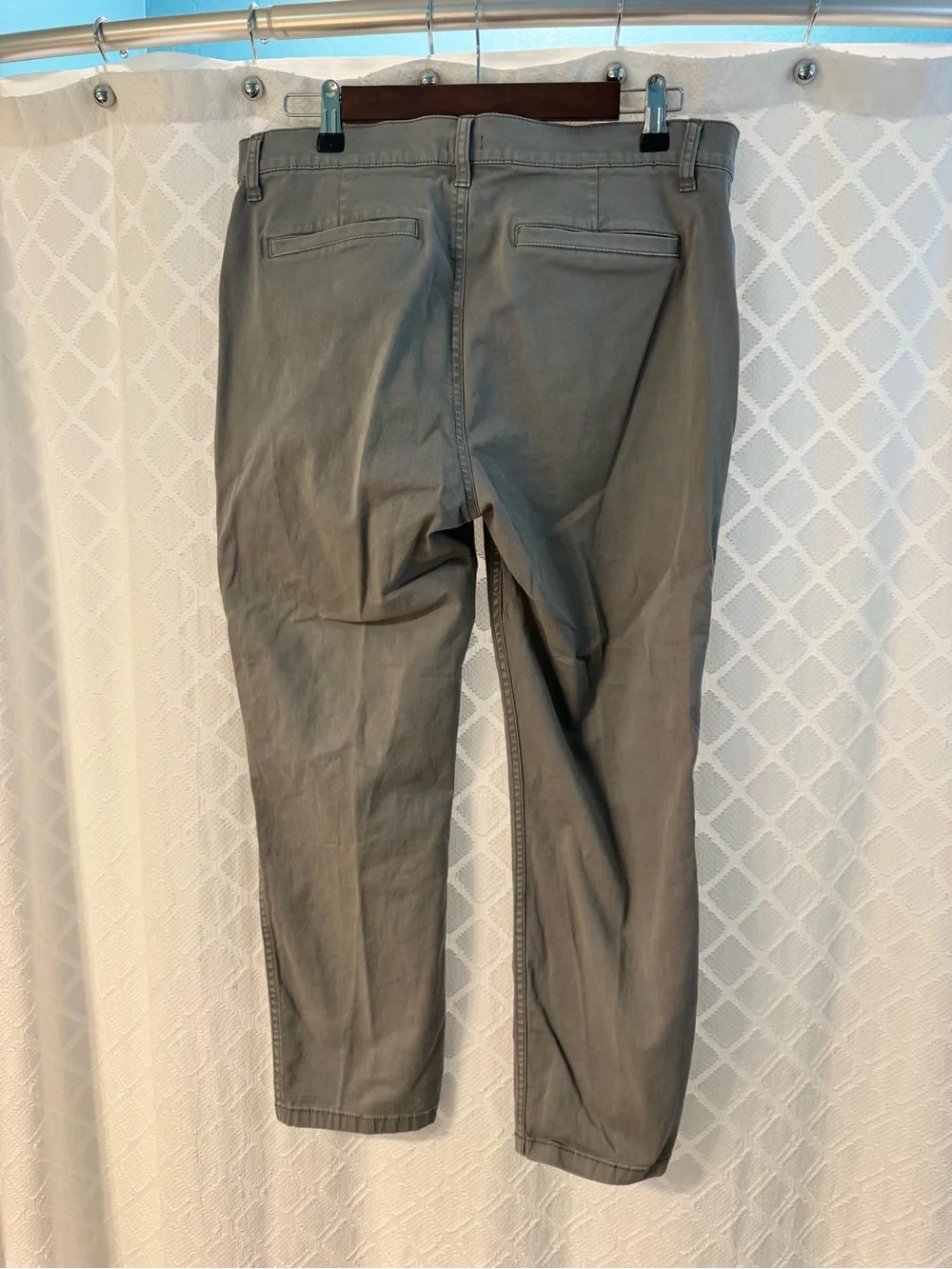 J. Crew Men's Grey Cotton Chino Pants